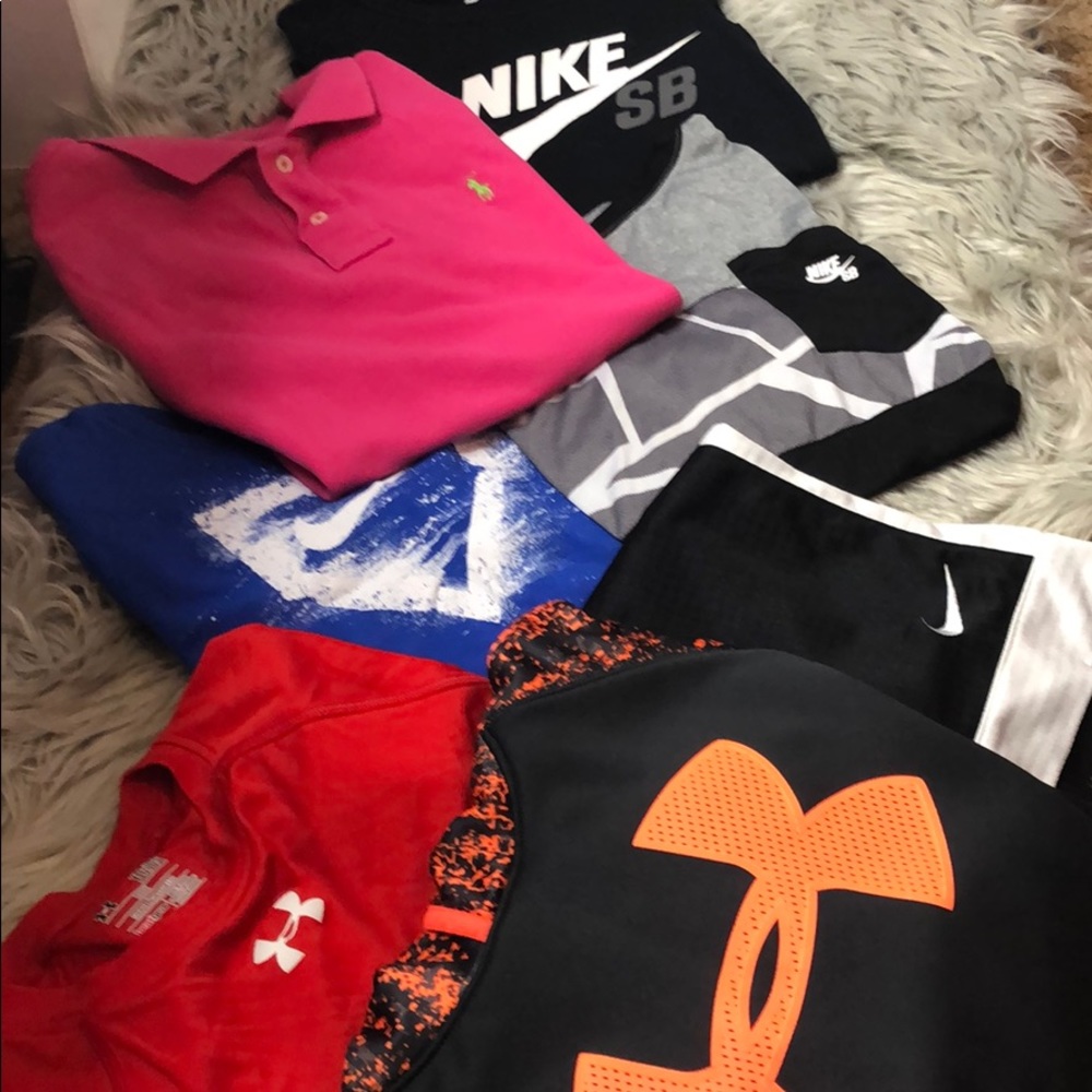 Bundle of boys clothes size large